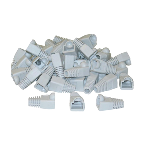 Even Flow Distribution. Connect RJ45BTSG 50x RJ45 Boots - Grey