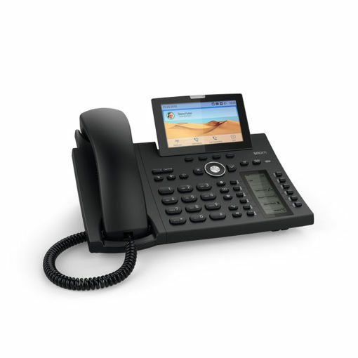 Picture of Snom D385 IP Phone, Gig PoE, 12 SIP, USB, excl PSU