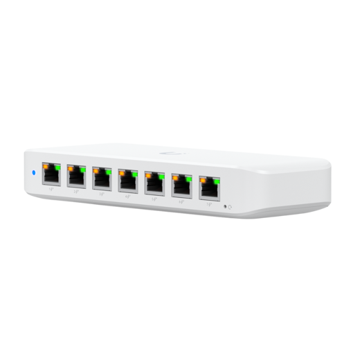 Picture of A compact, Layer 2, 8-port GbE PoE switch 