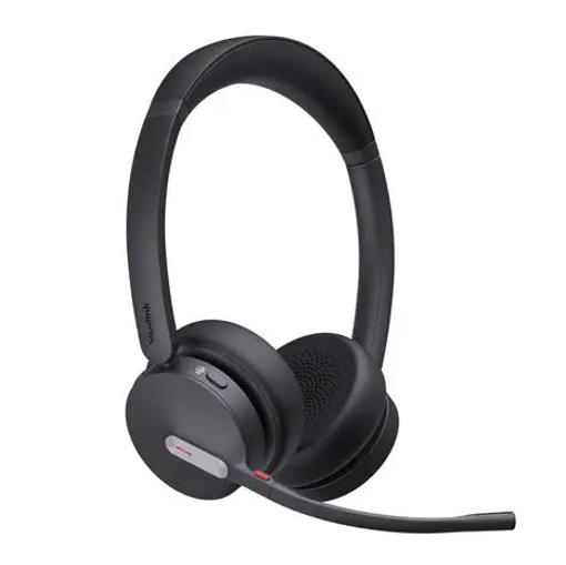 Picture of Yealink BH70 Dual Ear Bluetooth headset, Noise Cancellation,